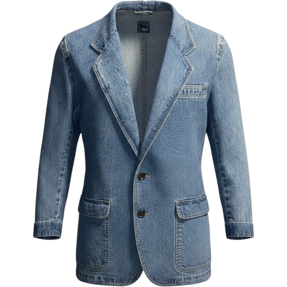 VTG LizWear‎ 80's Denim Jacket Jean Blazer Sz 16 Women's Y2K